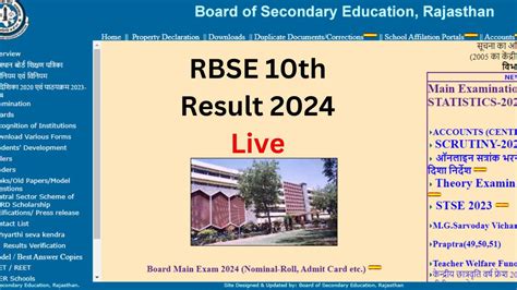bser ajmer old result|RBSE 10th Result 2021: BSER Rajasthan Ajmer Board Class 10 .